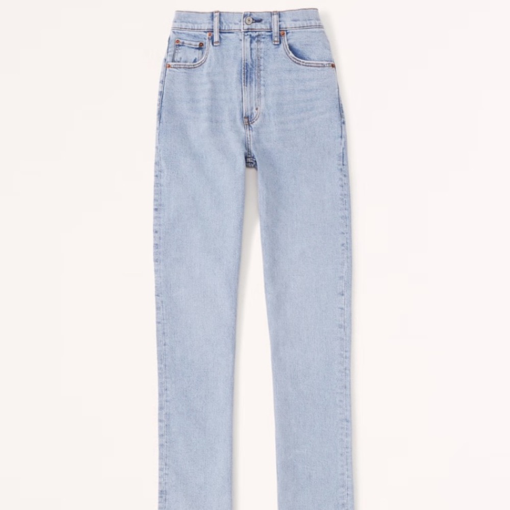 Like new ultra high rise slim straight jeans size 26r. No rips